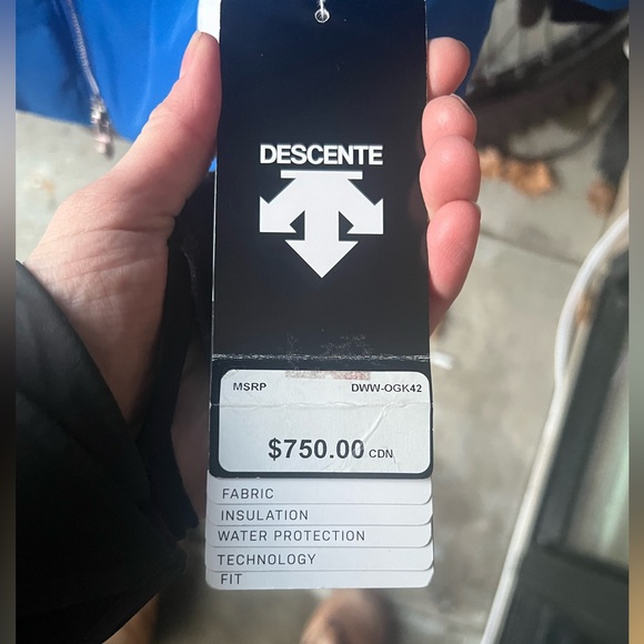 Womens Descente Ski Jacket - Picture 4 of 5